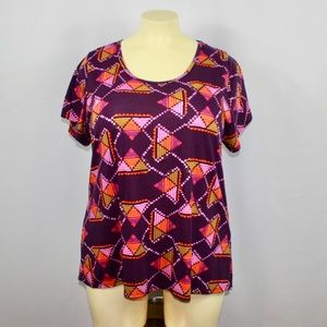 Lularoe Patterned T-shirt 2X